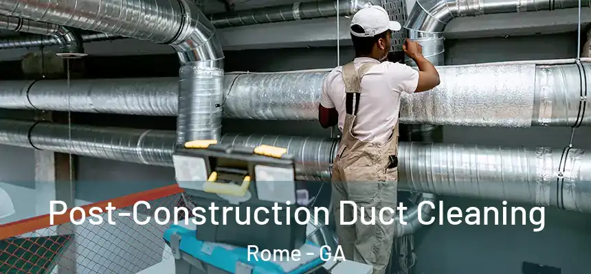 Post-Construction Duct Cleaning Rome - GA